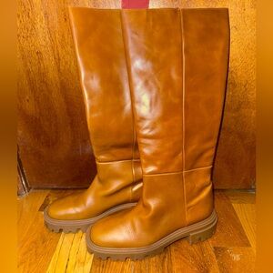 Tan/brown leather boots never worn